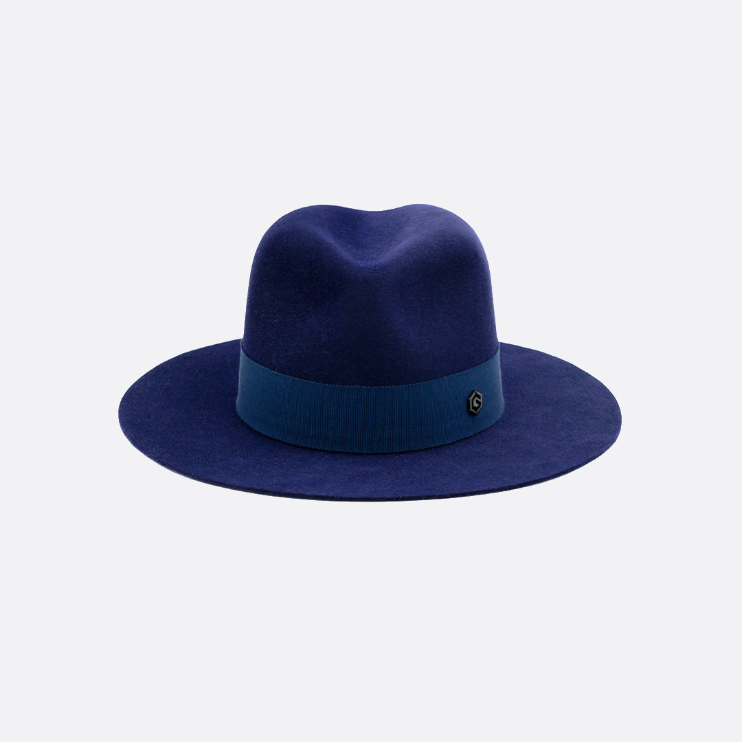 PALARIE FEDORA BLUE NAVY