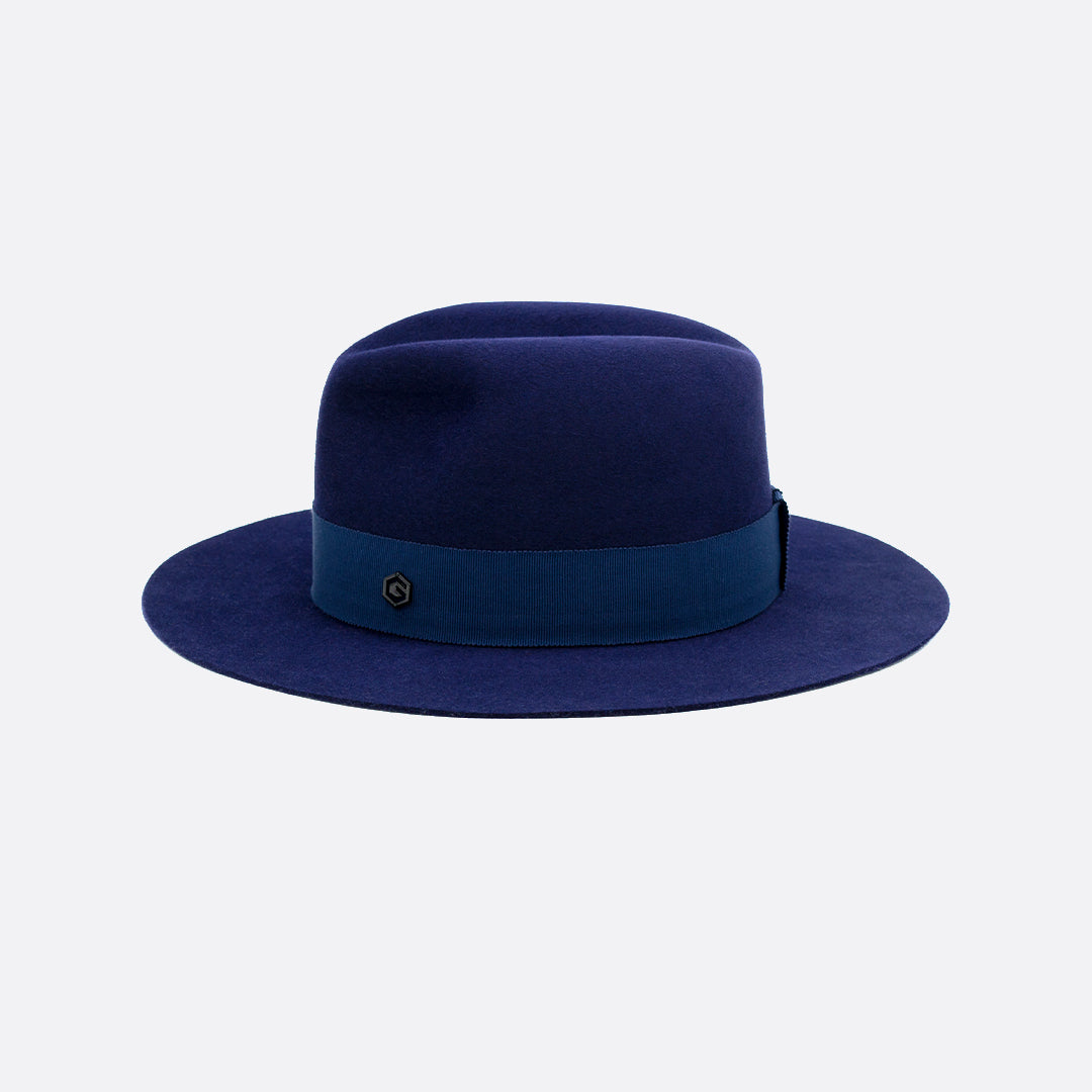 PALARIE FEDORA BLUE NAVY