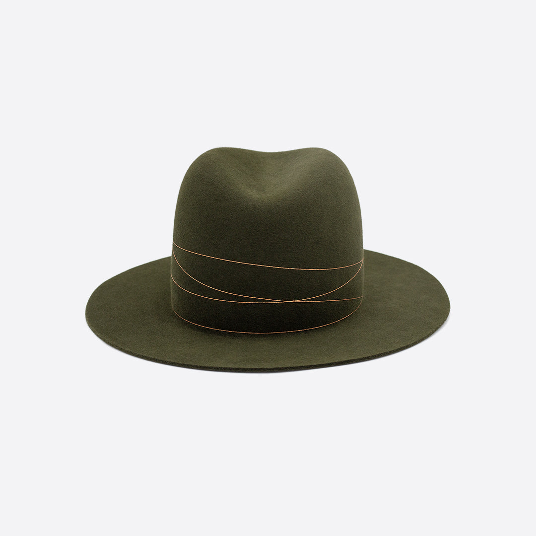 COPPER LINES HOMBURG HAT